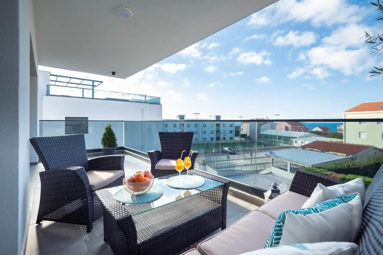 Apartmán Penthouse Adriatic Blue Trogir Chorvatsko